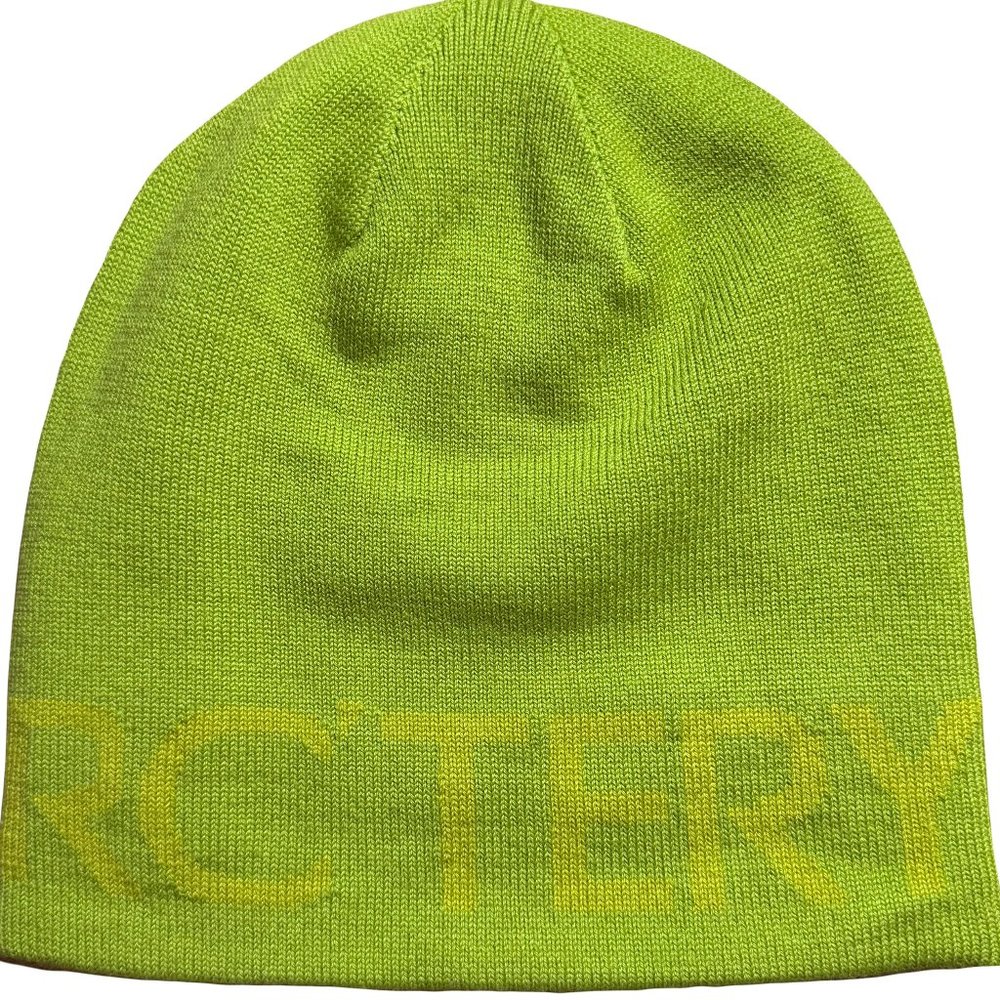 Lime Green Unisex Arc'teryx Beanie - Stylish Winter Hat for Outdoor Adventures